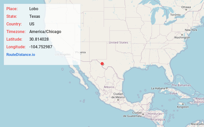 Map of Lobo