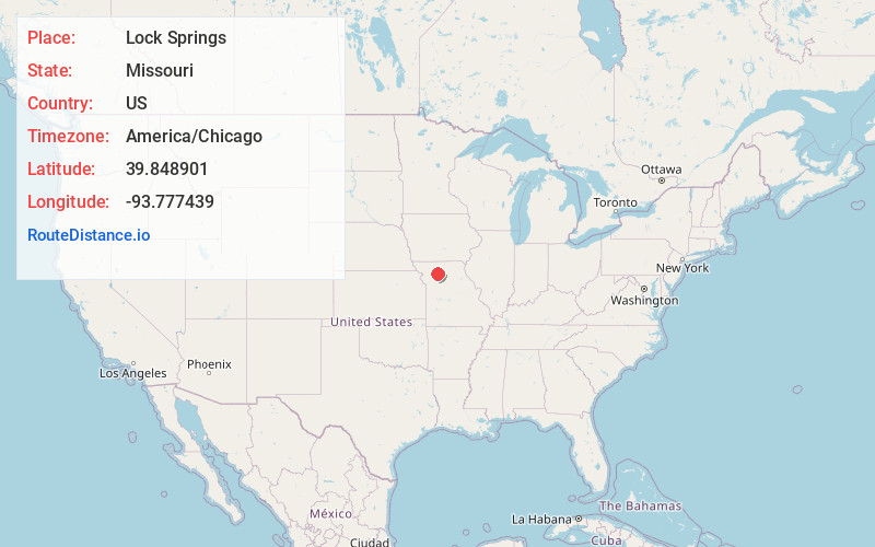 Map of Lock Springs
