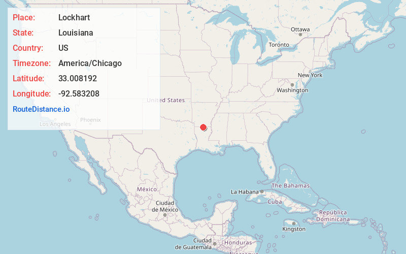 Map of Lockhart