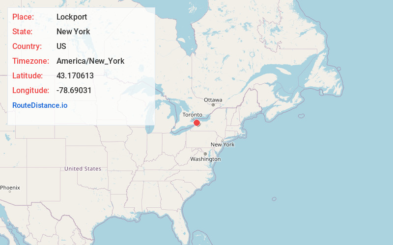 Map of Lockport