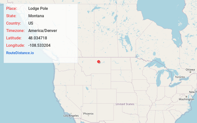 Map of Lodge Pole