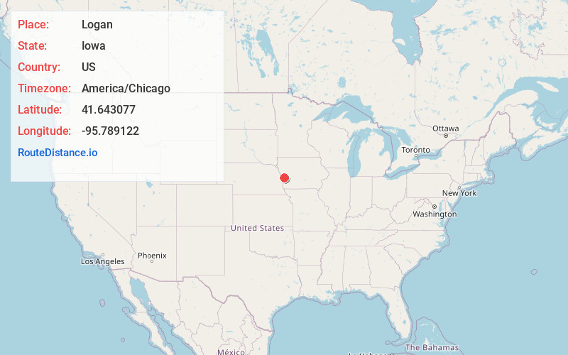 Map of Logan