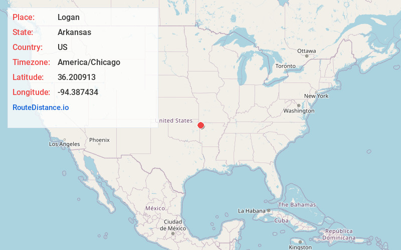 Map of Logan