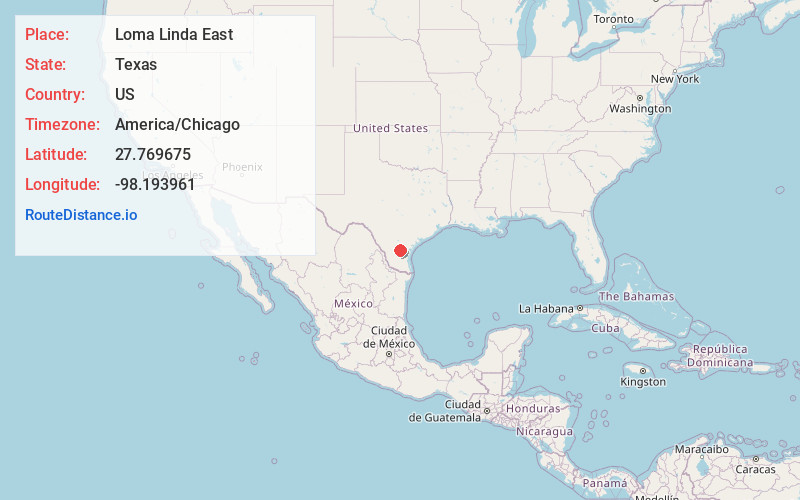 Map of Loma Linda East