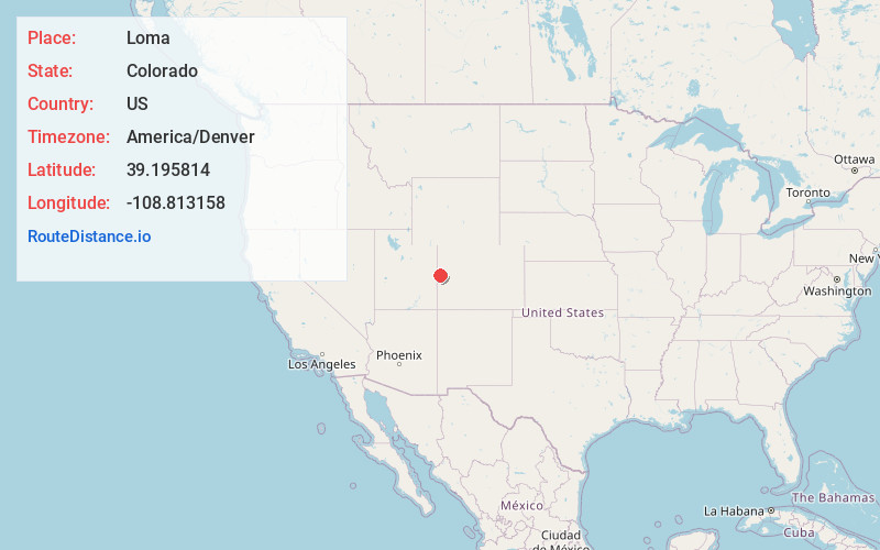 Map of Loma