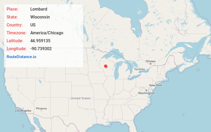 Map of Lombard