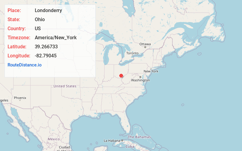 Map of Londonderry