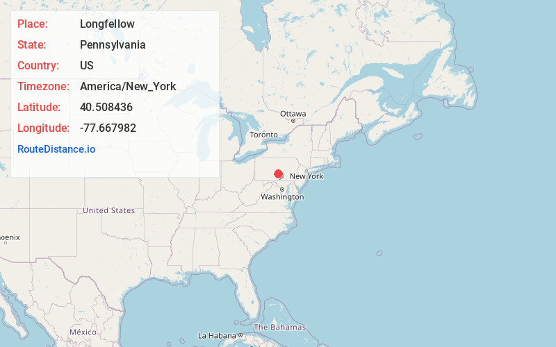 Map of Longfellow