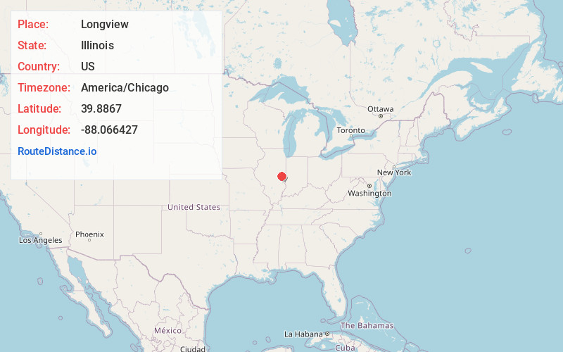Map of Longview