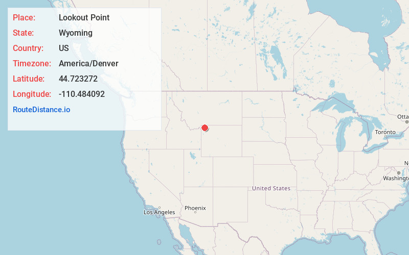 Map of Lookout Point
