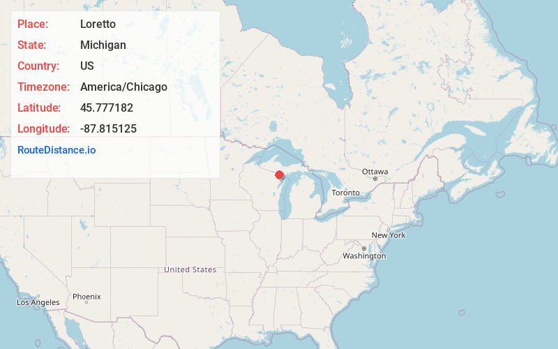 Map of Loretto