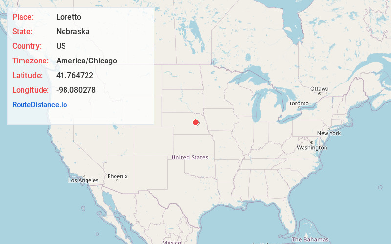 Map of Loretto