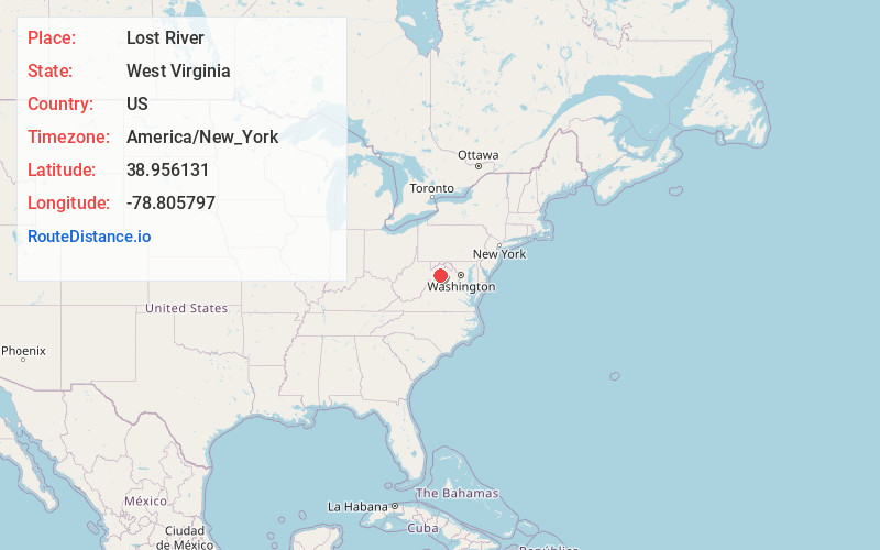 Map of Lost River
