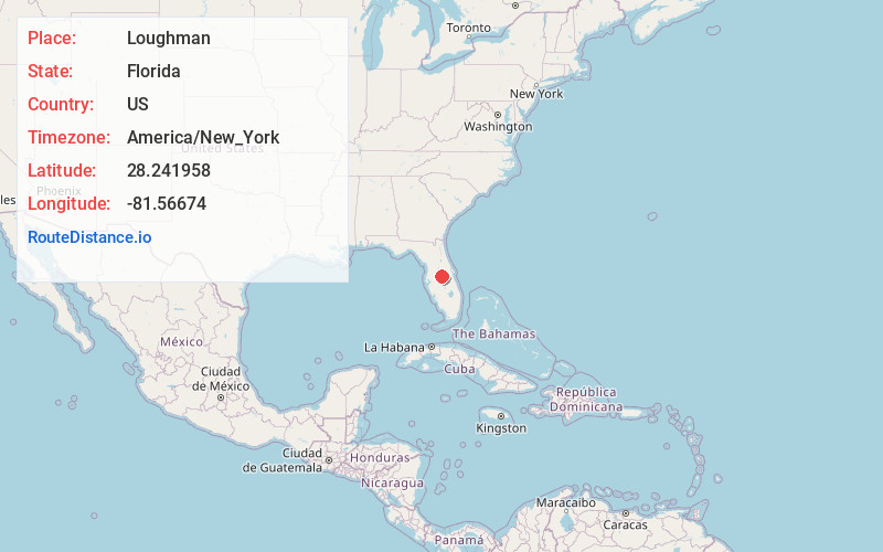 Map of Loughman