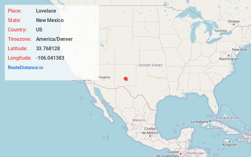 Map of Lovelace