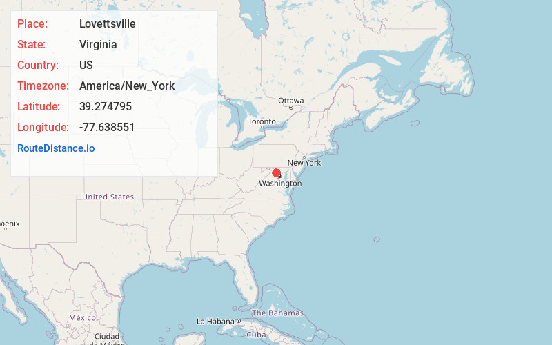 Map of Lovettsville
