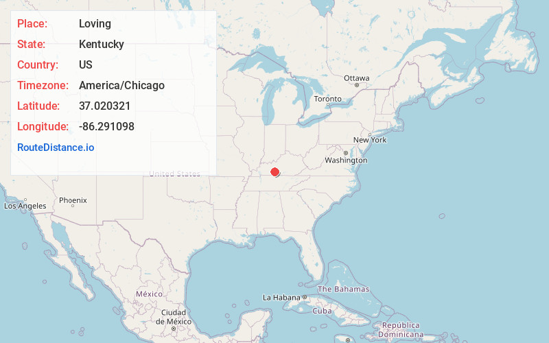 Map of Loving