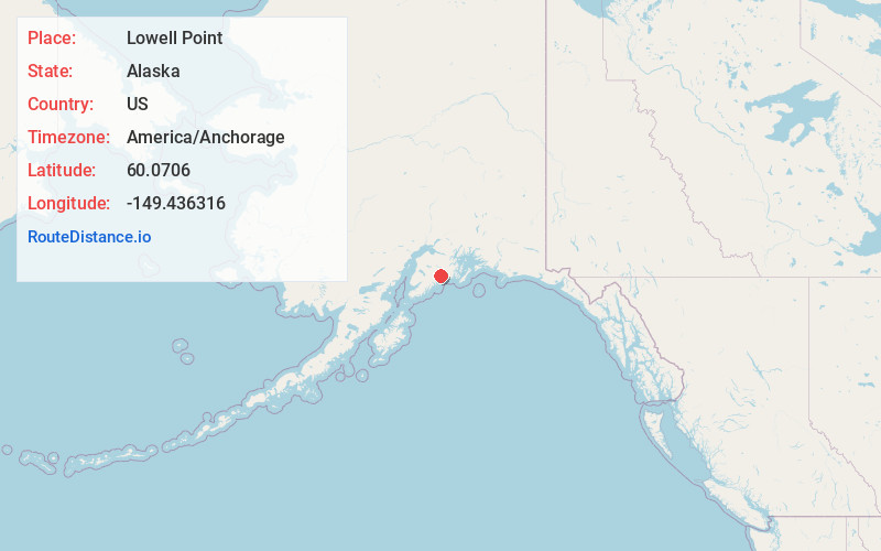 Map of Lowell Point