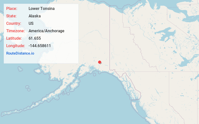 Map of Lower Tonsina