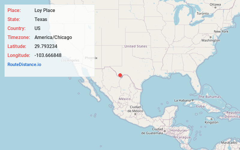 Map of Loy Place