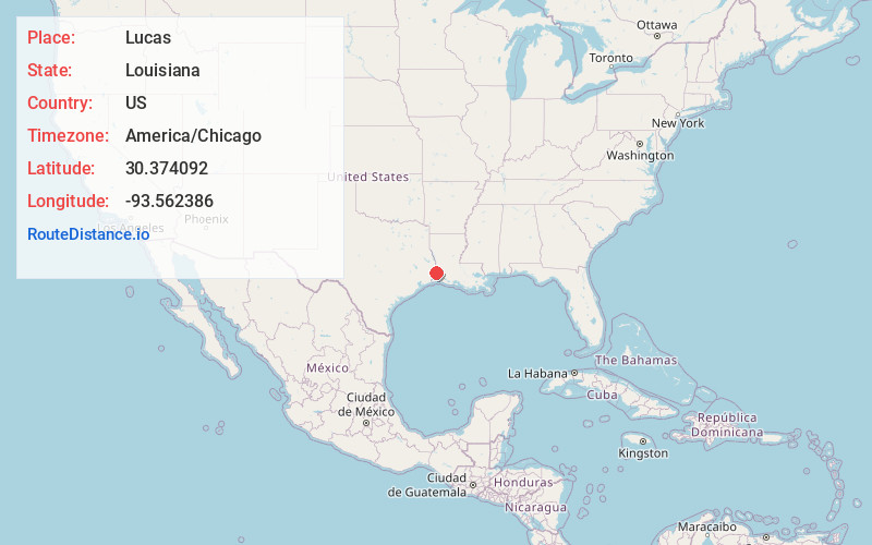 Map of Lucas