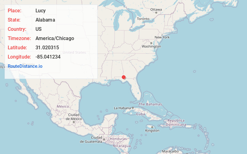 Map of Lucy