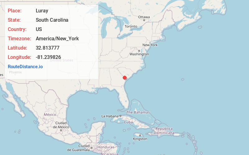 Map of Luray