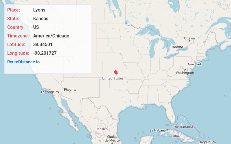 Map of Lyons