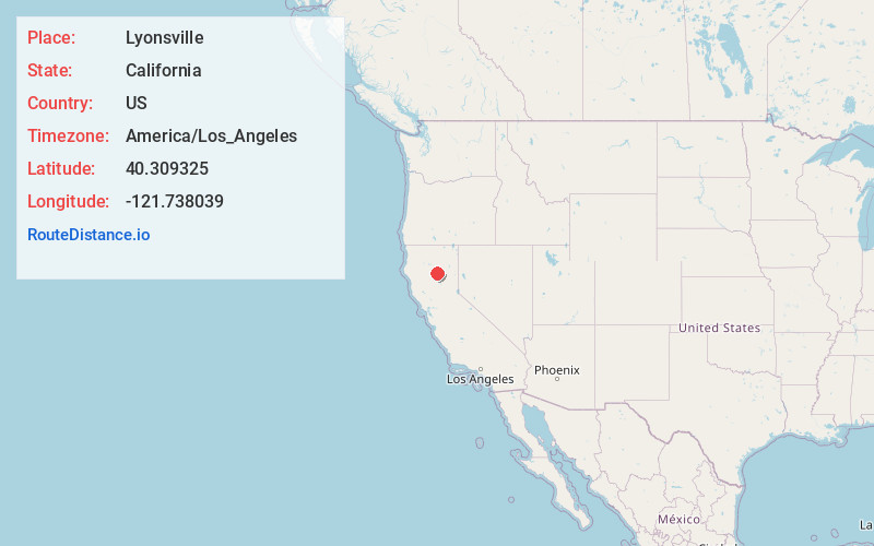 Map of Lyonsville