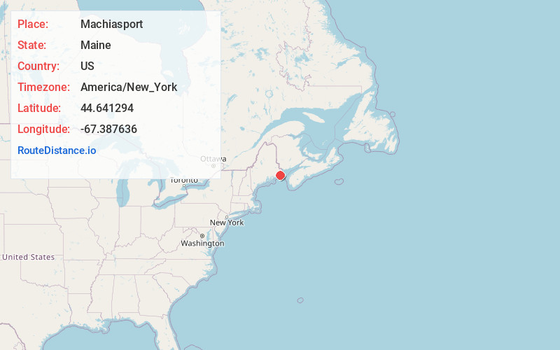Map of Machiasport