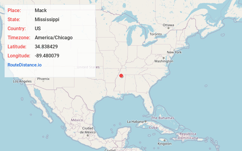 Map of Mack