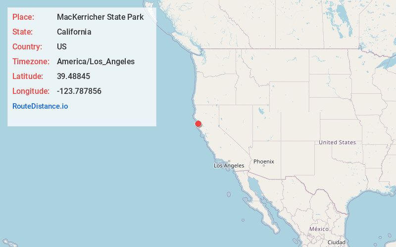 Map of MacKerricher State Park