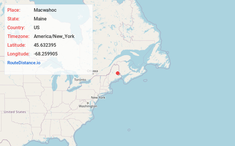 Map of Macwahoc