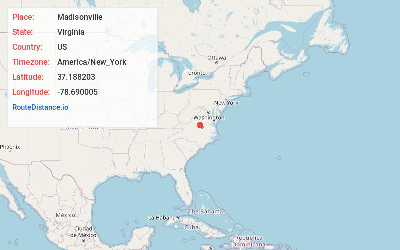 Map of Madisonville