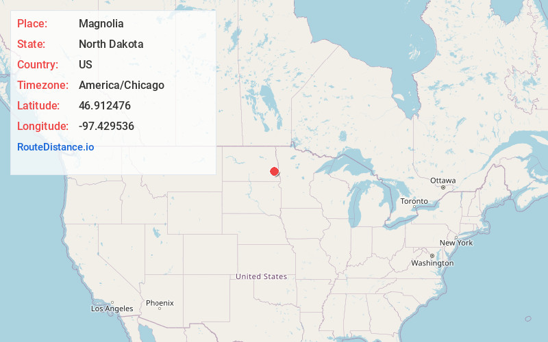 Map of Magnolia