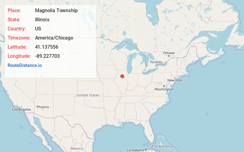 Map of Magnolia Township
