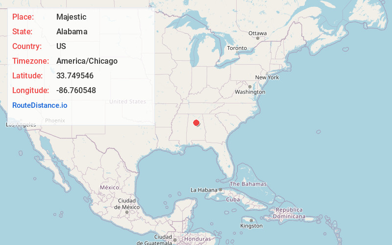 Map of Majestic