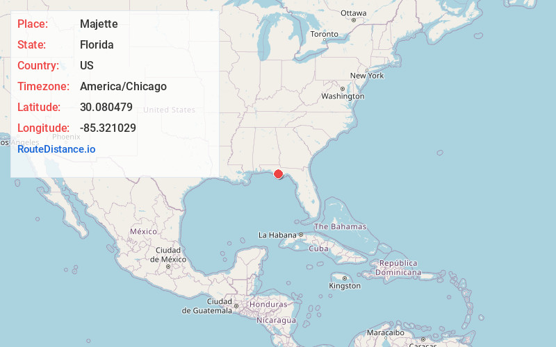 Map of Majette