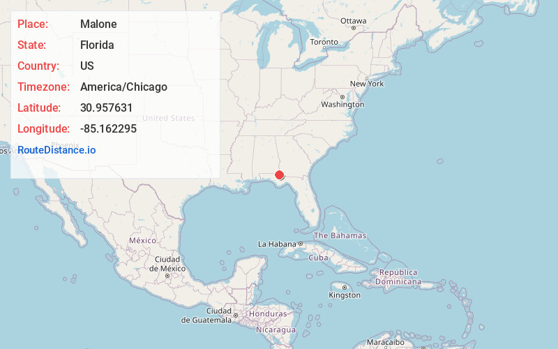 Map of Malone