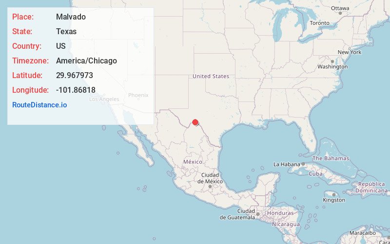 Map of Malvado