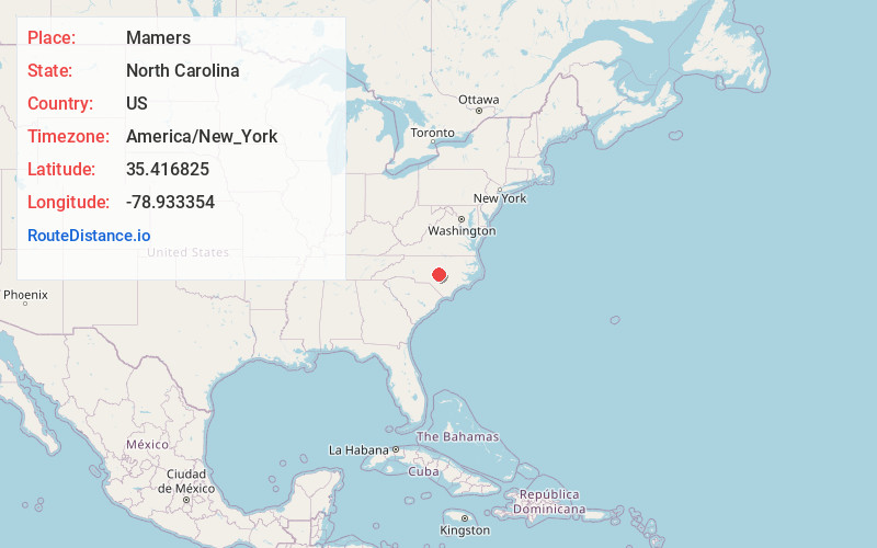 Map of Mamers