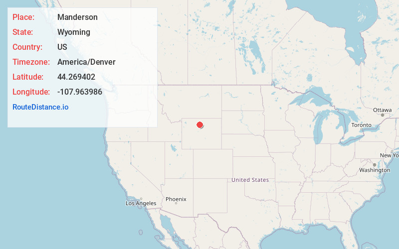 Map of Manderson