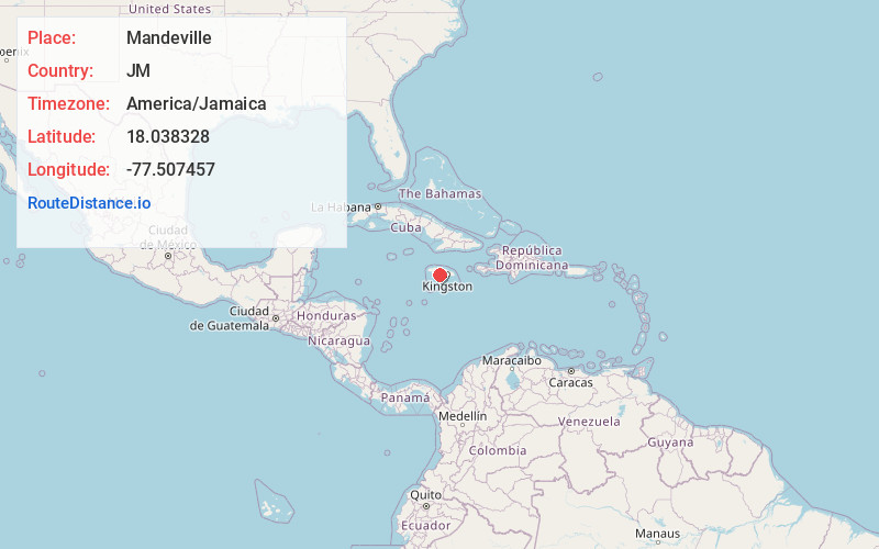 Map of Mandeville