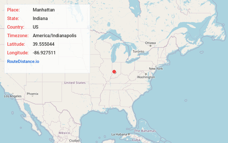Map of Manhattan