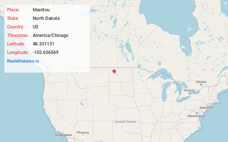 Map of Manitou