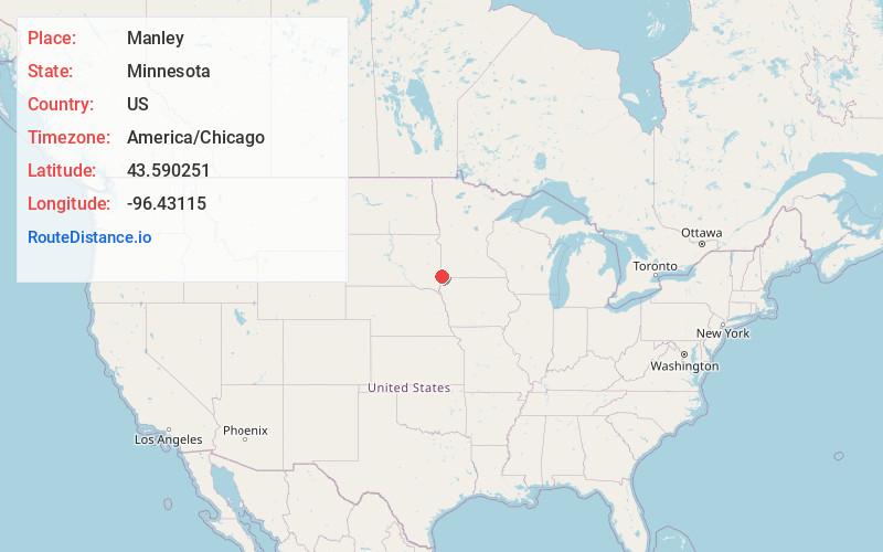 Map of Manley