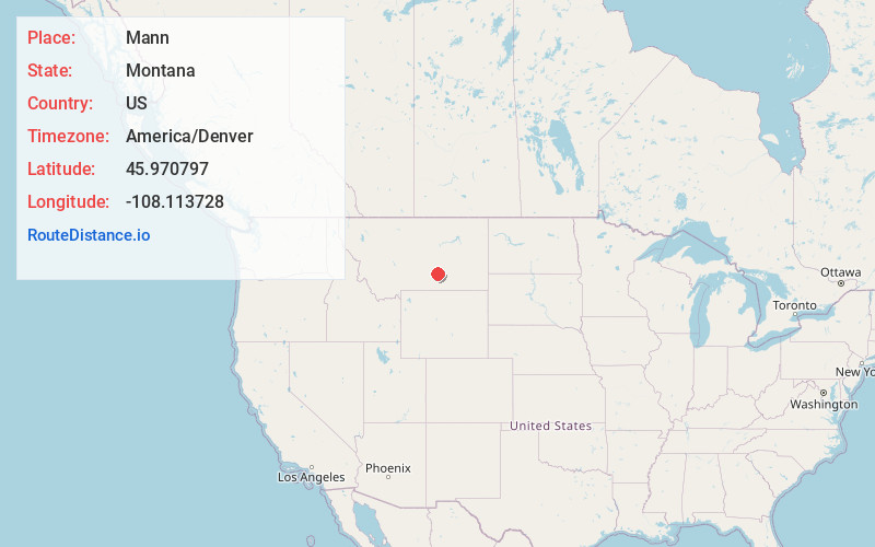 Map of Mann