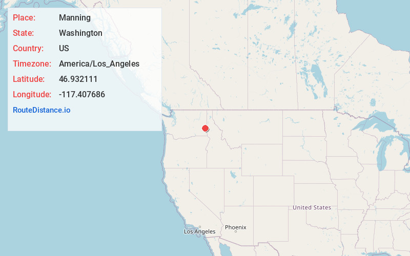 Map of Manning