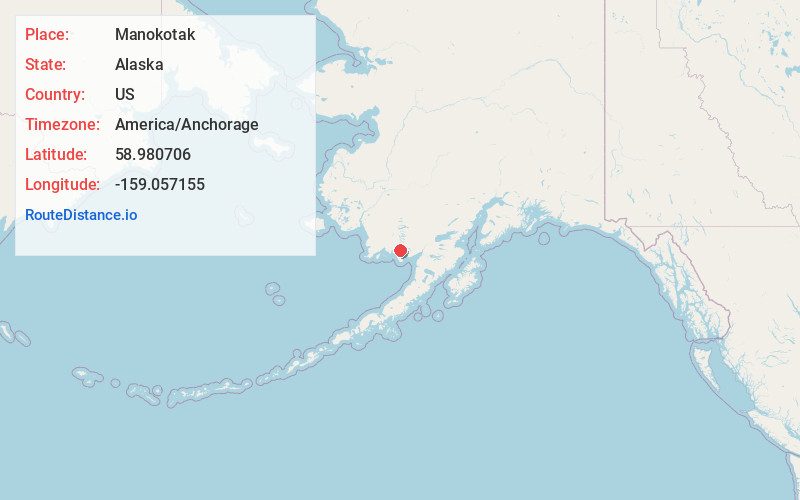 Map of Manokotak