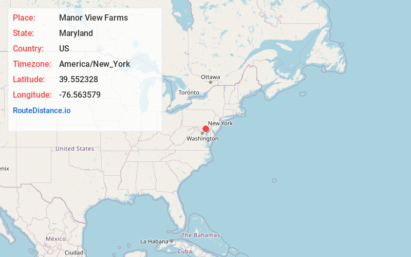 Map of Manor View Farms